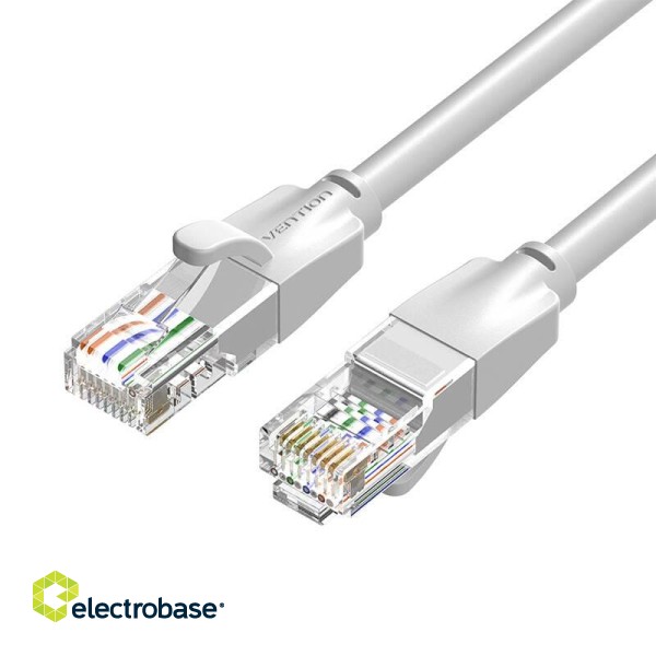 Network Cable UTP CAT6 Vention IBEHH RJ45 Ethernet 1000Mbps 2m Gray paveikslėlis 3