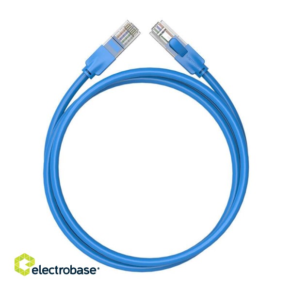 Network Cable UTP CAT6 Vention IBELG RJ45 Ethernet 1000Mbps 1.5m Blue paveikslėlis 2