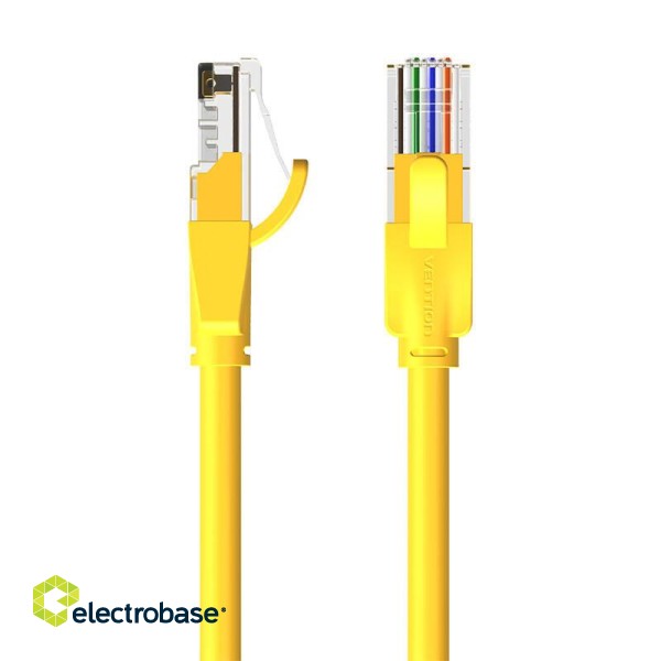 Network Cable UTP CAT6 Vention IBEYF RJ45 Ethernet 1000Mbps 1m Yellow image 1