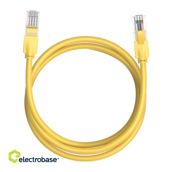 Network Cable UTP CAT6 Vention IBEYH RJ45 Ethernet 1000Mbps 2m Yellow image 2