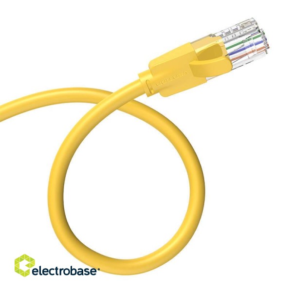 Network Cable UTP CAT6 Vention IBEYF RJ45 Ethernet 1000Mbps 1m Yellow image 4