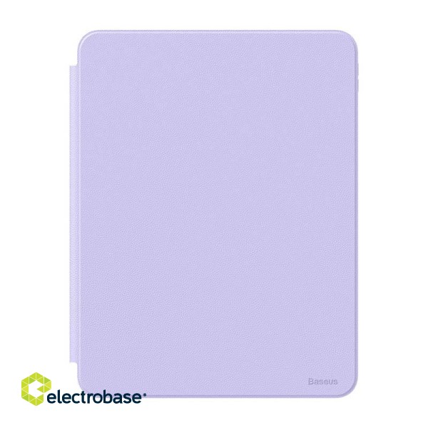 Baseus Minimalist Series IPad 10.2" Magnetic protective case (purple) paveikslėlis 1