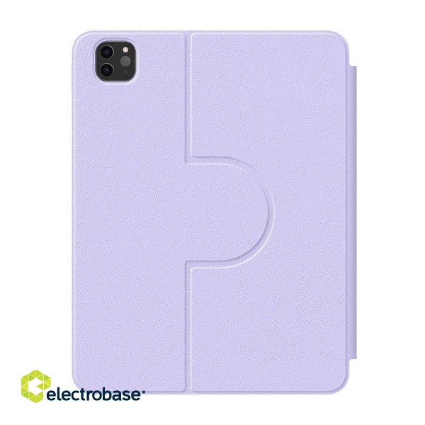 Baseus Minimalist Series IPad PRO 12.9 Magnetic protective case (purple) paveikslėlis 2