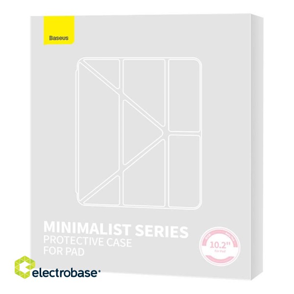 Magnetic Case Baseus Minimalist for Pad 10.2″ (2019/2020/2021) (baby pink) paveikslėlis 4
