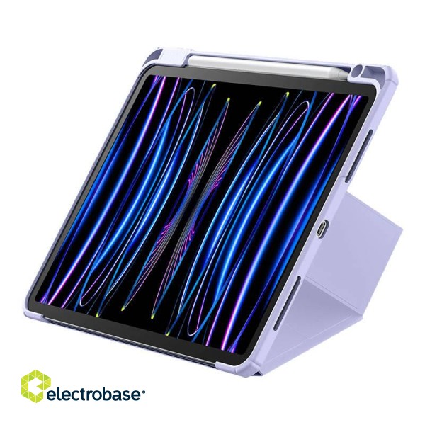 Protective case Baseus Minimalist for iPad Pro (2018/2020/2021/2022) 11-inch (fioletowe) image 5