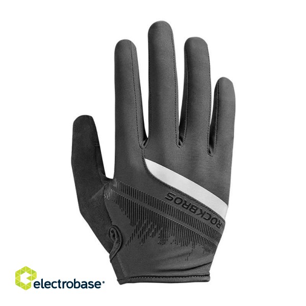 Rockbros cycling gloves size: M S247-1 (black) paveikslėlis 1