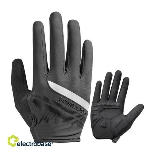 Rockbros cycling gloves size: M S247-1 (black) paveikslėlis 2