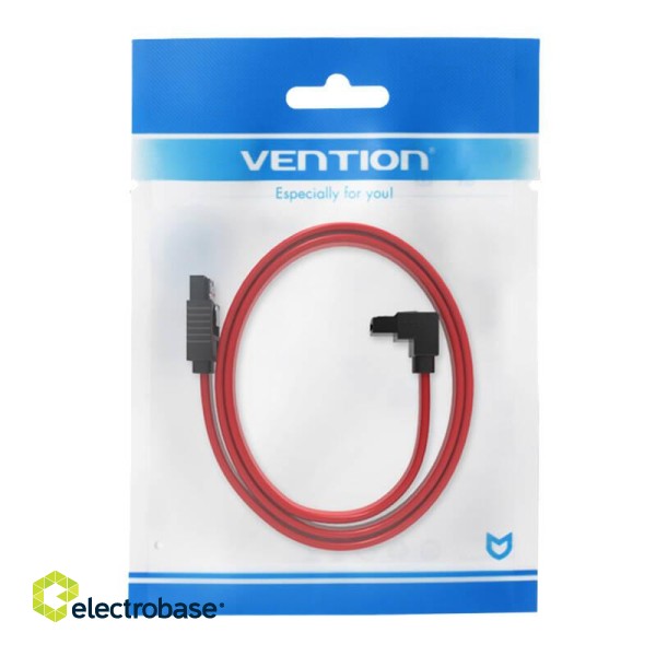 Cable SATA 3.0 Vention KDDRD 6GPS 0.5m (red) фото 3