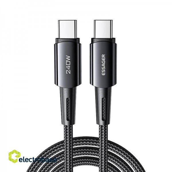 USB-C to USB-C Cable 240W Essager 1m (gray) фото 1