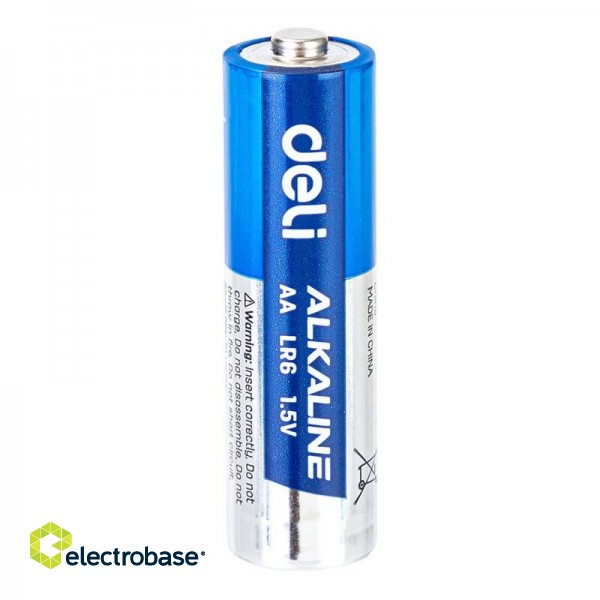 Alkaline battery Deli AA LR6 1 pc image 1
