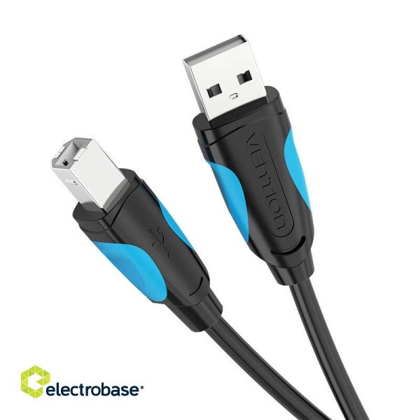 Printer cable USB 3.0 A to USB-B Vention VAS-A16-B150 1,5 m Black paveikslėlis 2
