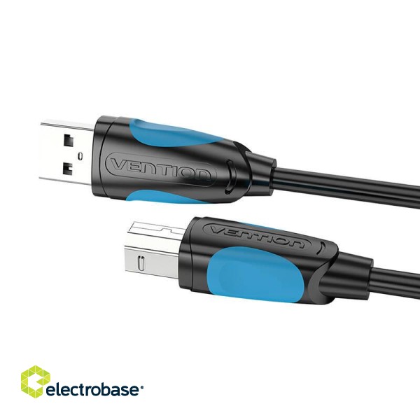 Printer cable USB 3.0 A to USB-B Vention VAS-A16-B150 1,5 m Black image 3