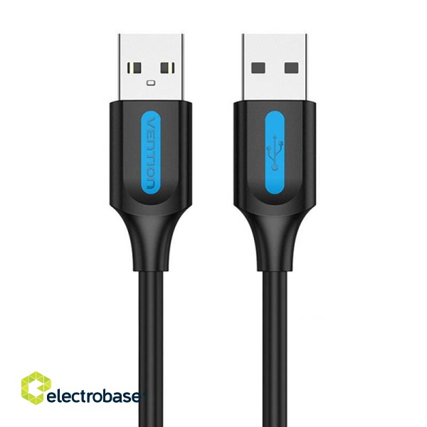 USB 2.0 cable Vention COJBD 2A 0,5 m Black PVC image 1