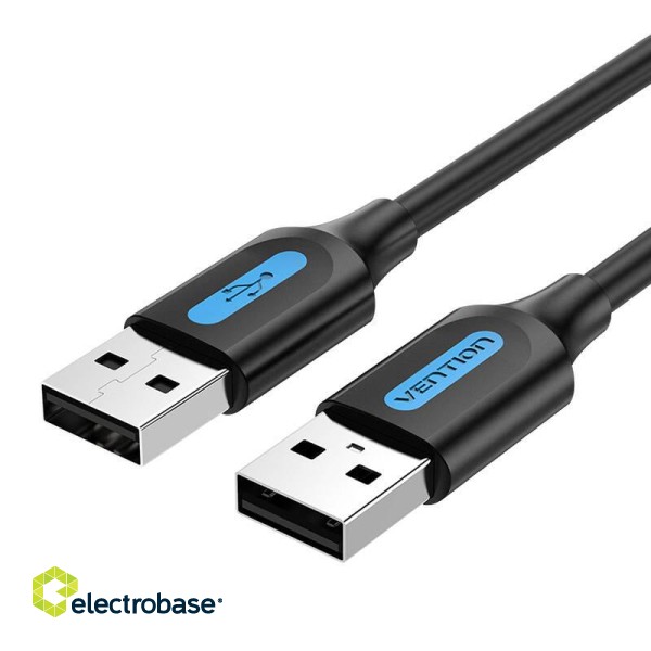 USB 2.0 cable Vention COJBD 2A 0,5 m Black PVC фото 2