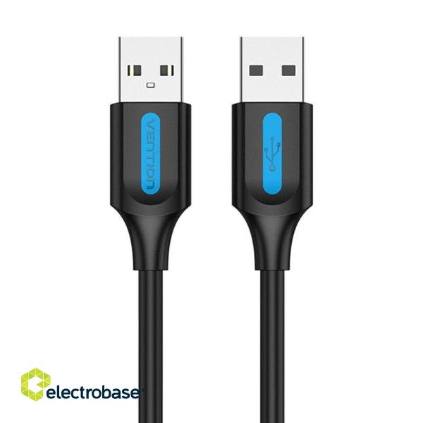 USB 2.0 cable Vention COJBG 2A 1,5m Black PVC paveikslėlis 1