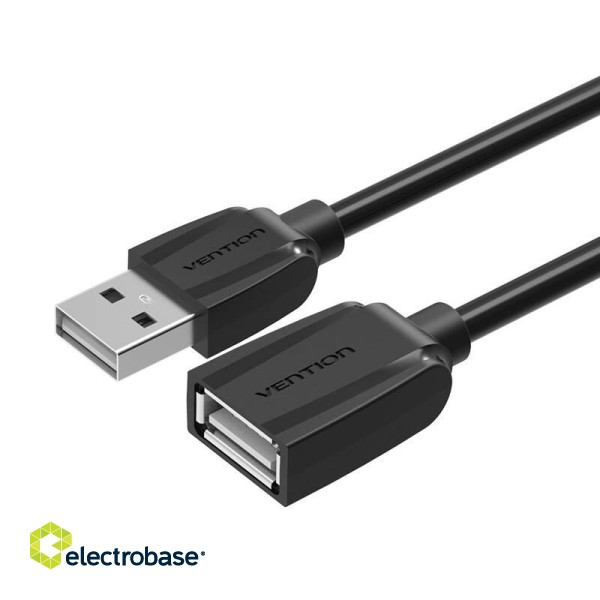 Extension Cable USB 2.0 Vention VAS-A44-B050 0.5m Black