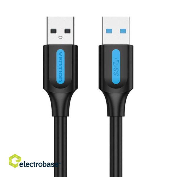 USB 3.0 cable Vention CONBD 2A 0.5m Black PVC фото 1
