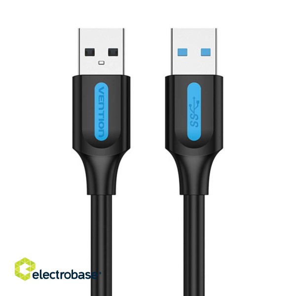 USB 3.0 cable Vention CONBF 2A 1m Black PVC image 1