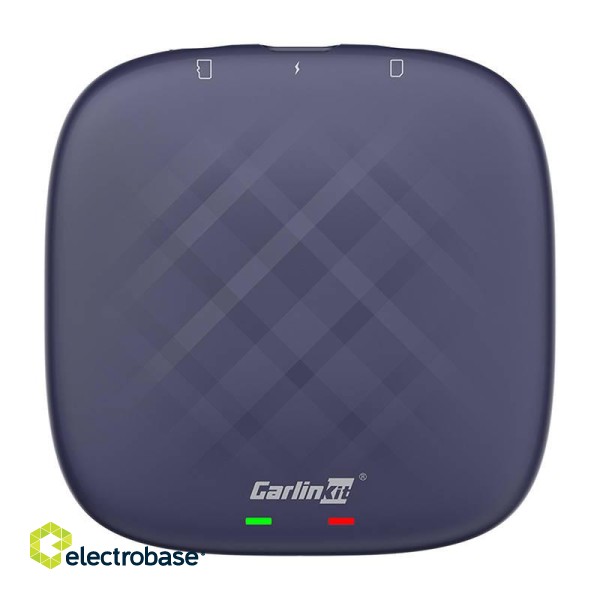 Carlinkit TBOX-Plus 4+64GB wireless adapter Apple Carplay/Android Auto (blue) image 1