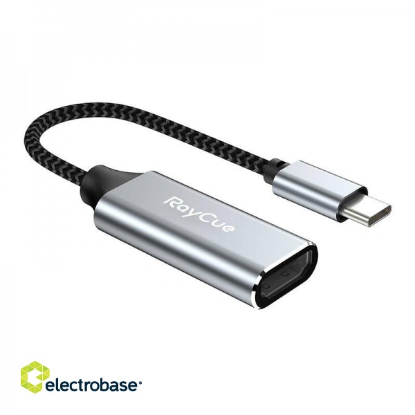 RayCue USB-C to HDMI 4K60Hz adapter (gray) paveikslėlis 1