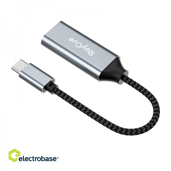 RayCue USB-C to HDMI 4K60Hz adapter (gray) фото 2