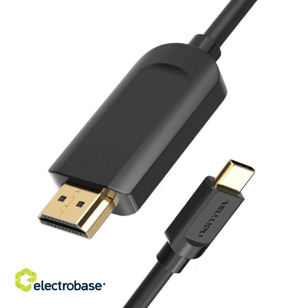 Cable USB-C to HDMI 1.4 Vention CGUBG 4K 30Hz 1,5m (black) image 5