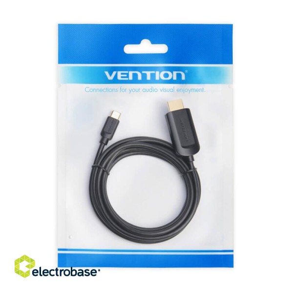 Cable USB-C to HDMI 1.4 Vention CGUBG 4K 30Hz 1,5m (black) image 6