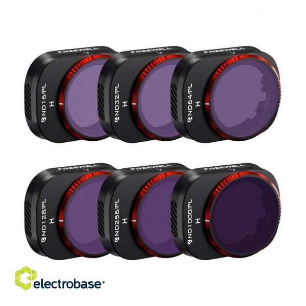 Set of 6 Filters Bright Day Freewell for DJI Mini 4 Pro