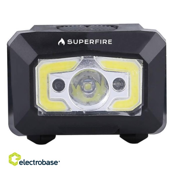 Headlight with non-contact switch Superfire X30, 340lm, USB paveikslėlis 2