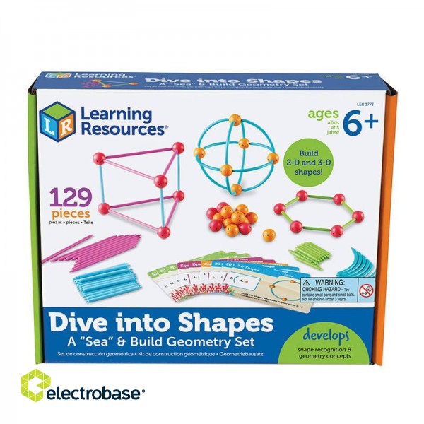 A 'Sea' And Build Geometry Set Learning Resources LER 1773 image 5
