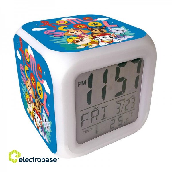 Digital clock with alarm Paw Patrol KiDS Licensing image 1