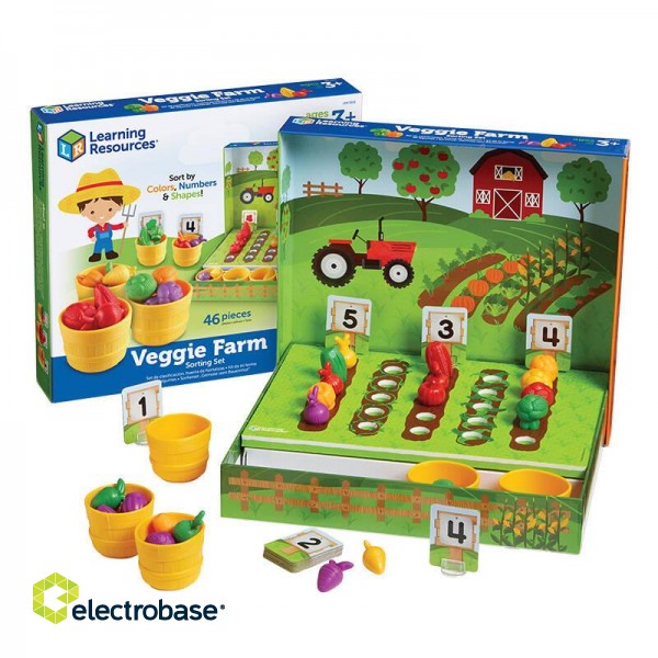 Veggie Farm Sorting Set Learning Resources LER 5553 image 3