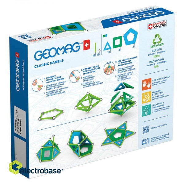 Classic Panels Recycled 52-piece GEOMAG GEO-471 image 3