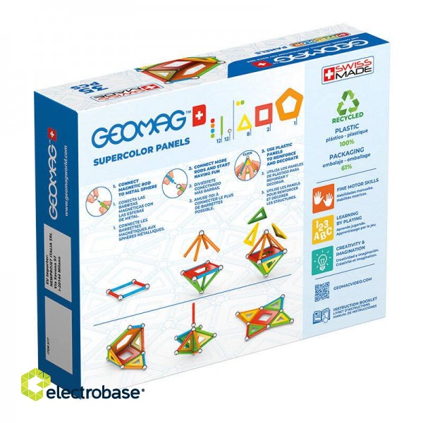 Supercolor Panels Recycled 35-piece GEOMAG GEO-377 image 4