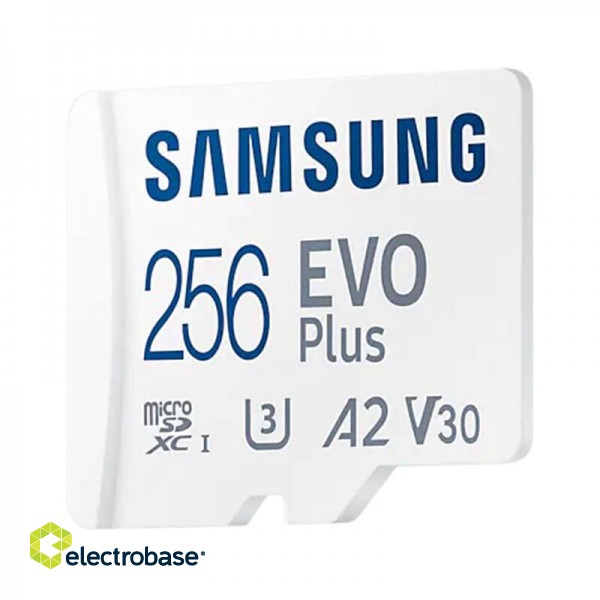 Memory Card Samsung microSD MB-MC256SA EU EVO Plus 256GB + adapter image 6