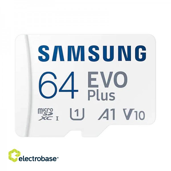 Memory Card SAMSUNG microSD MB-MC64SA 64GB + adapter MB-MC64SA/EU image 4