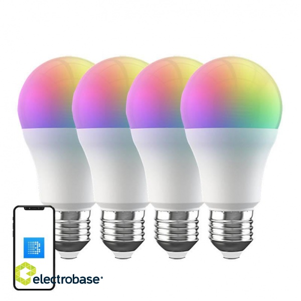 Smart LED Wifi bulbs Broadlink LB4E27 RGB (4 pieces) image 1