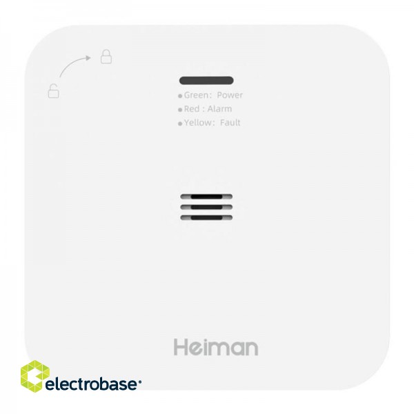 ZigBee Heiman HS-720ES smart carbon monoxide detector paveikslėlis 2