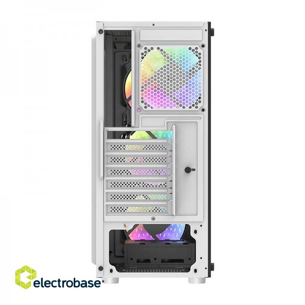 Computer case Darkflash DK150 with 3 fans (white) paveikslėlis 5