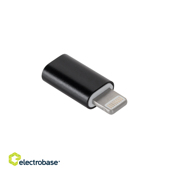 SALE // Adapter Przejściówka Micro USB - Apple Lightning M-Life czarna