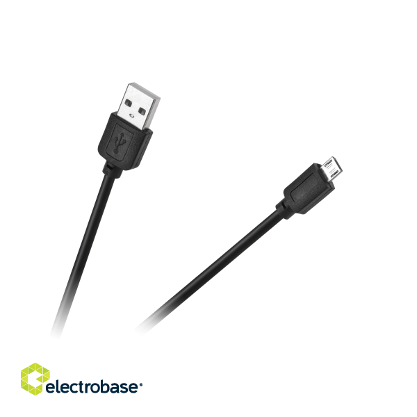 Tahvelarvutid ja tarvikud // USB kaablid // ML0803B Kabel USB - micro USB M-Life czarny image 1