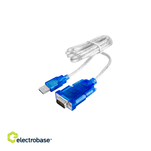 Computer components and accessories // PC/USB/LAN cables // Kabel konwerter USB 2.0 - RS232 (DB9M) image 2