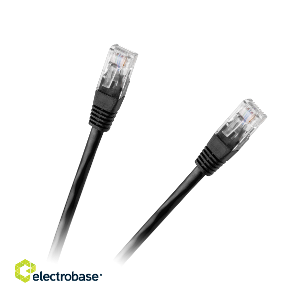Tietokoneen osia ja lisävarusteita // PC/USB/LAN-kaapelit // Kabel sieciowy Patchcord UTP CAT.6 wtyk - wtyk 0,5m image 1