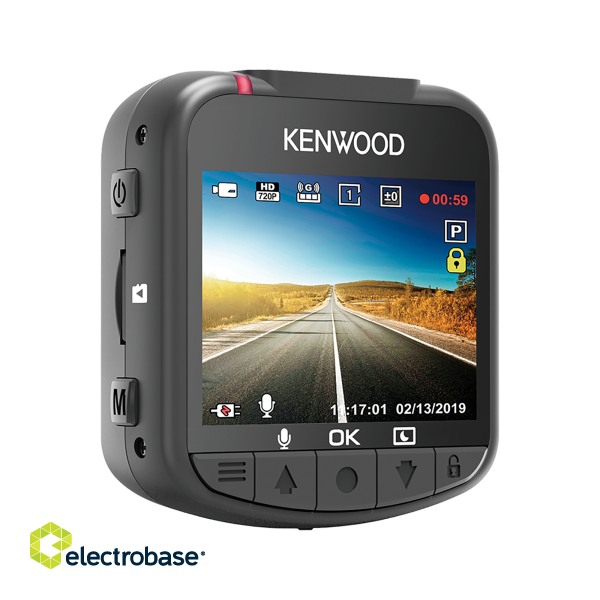 Auto- ja moottoripyörätuotteet, Autoelektroniikka, Navigointi, CB-radio // Auton kameratallennetaja (Autokamera) // Rejestrator samochodowy Kenwood A100 image 10