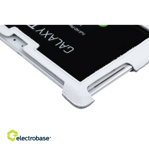 Tablets and Accessories // Tablet Accessories // Etui białe dedykowane do Samsung Galaxy Tab P5100 (skóra naturalna) image 5
