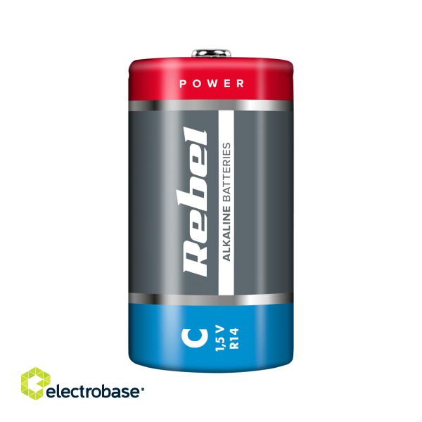 Primary batteries, rechargable batteries and power supply // Batteries AA, AAA and other sizes, chargers for ordering // Baterie alkaliczne REBEL LR14