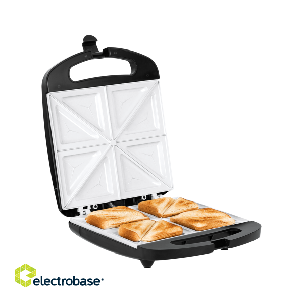Kitchen electrical appliances and equipment // Toasters // Opiekacz do kanapek z ceramicznymi wkładami na 4 kanapki image 3