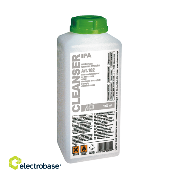 Electric Materials // Chemical products for cleaning and installation // Cleanser IPA 1l. MICROCHIP ART.102