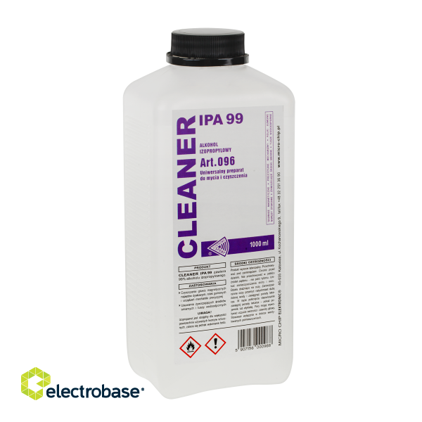 Electric Materials // Chemical products for cleaning and installation // Cleanser IPA 99 1l. MICROCHIP ART.096