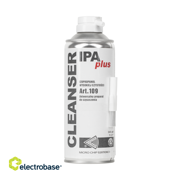 LAN Data Network // Chemical products for cleaning and installation // Cleanser IPA PLUS 400ml MICROCHIP ART.109